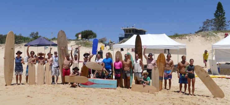 eco challenge wooden surfboard event