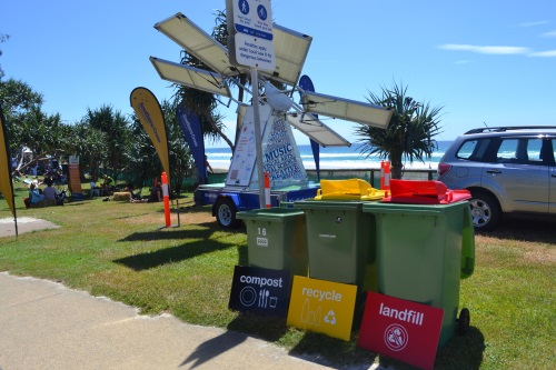 Waste station & Solar powered busking stage